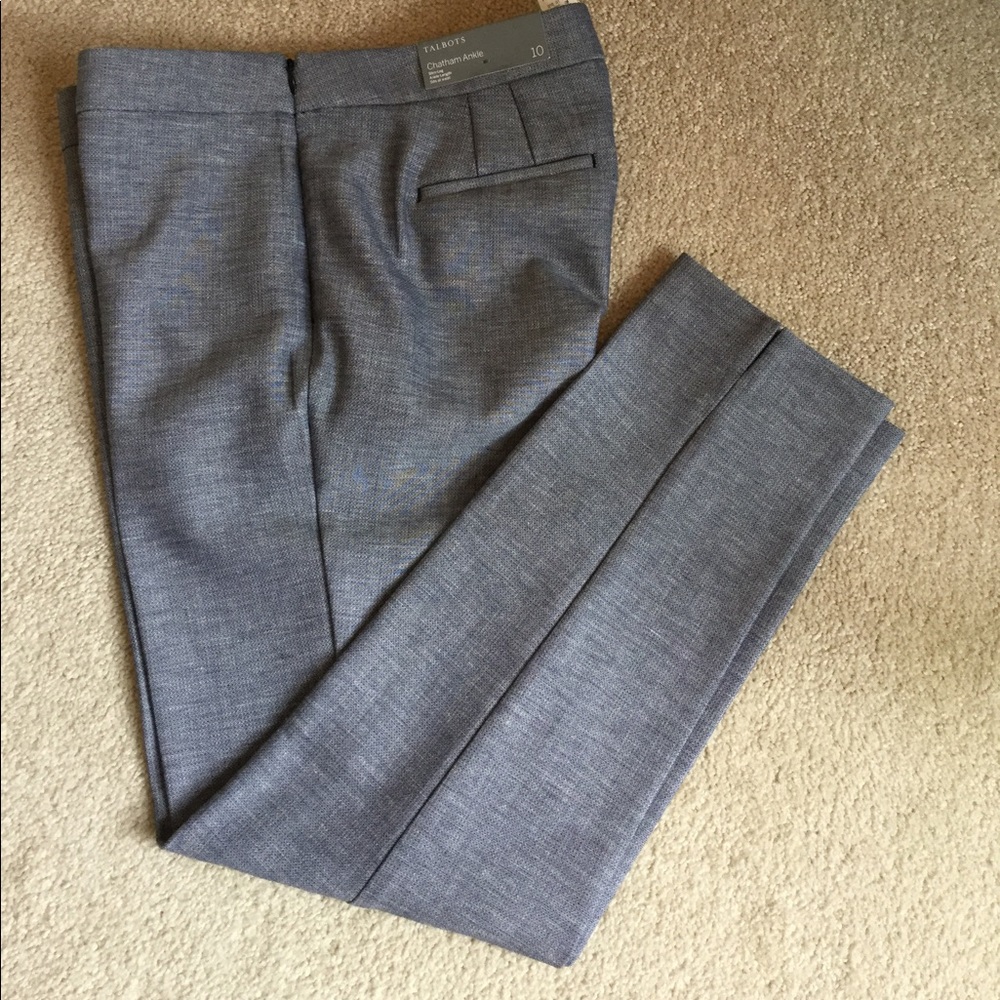 Talbots slim leg Chatham ankle pants